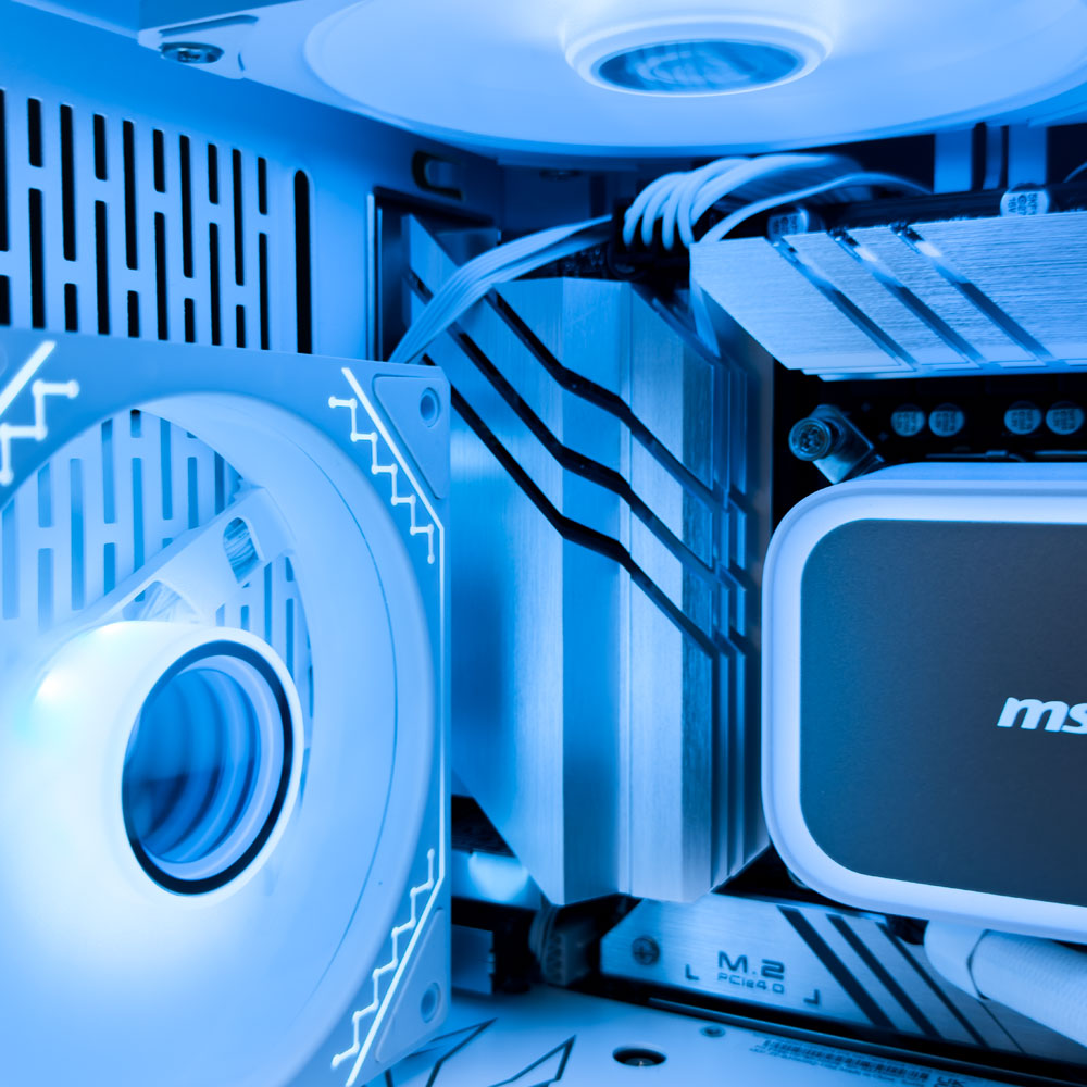 Force White Gaming PC (Intel Core i7-14700KF CPU, RTX 5060 OC 8GB GPU, 32GB RAM)