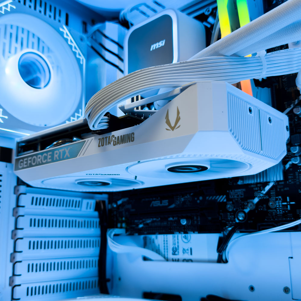 Force White Gaming PC (Intel Core i7-14700KF CPU, RTX 5060 OC 8GB GPU, 32GB RAM)