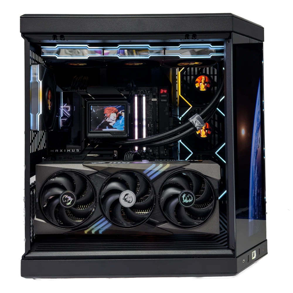 Grim Gaming PC (Intel Core Ultra 9 285K CPU, RTX 5090 OC 32GB GPU, 96GB RAM)