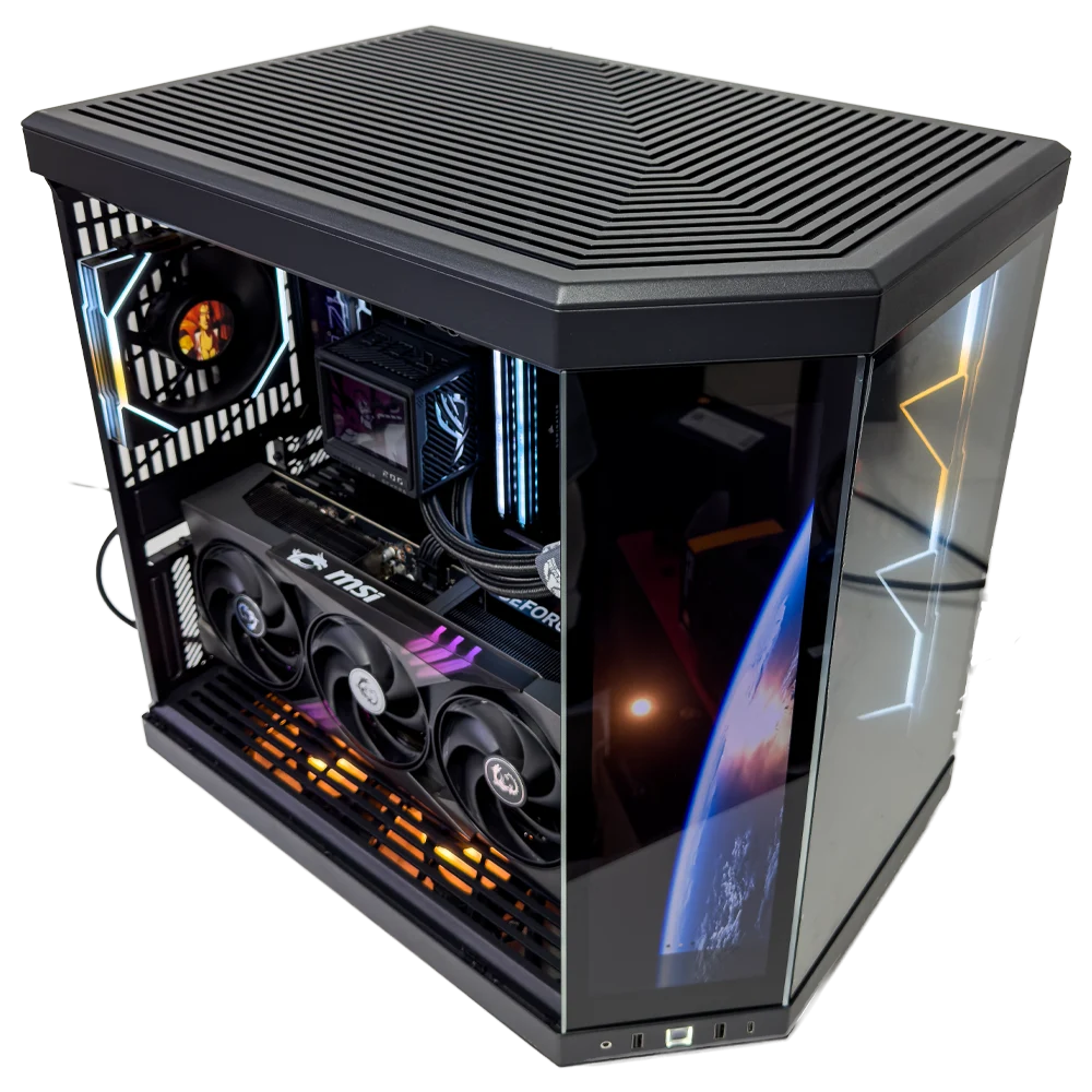 Grim Gaming PC (Intel Core Ultra 9 285K CPU, RTX 5090 OC 32GB GPU, 96GB RAM)