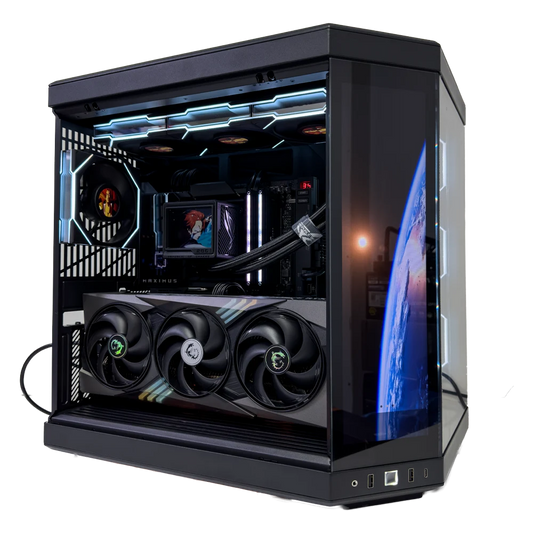 Grim Gaming PC (Intel Core Ultra 9 285K CPU, RTX 5090 OC 32GB GPU, 96GB RAM)