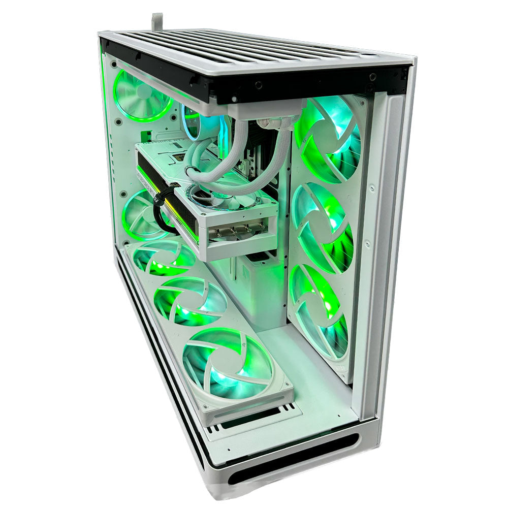 Haven White Gaming PC (AMD Ryzen 9 9950X3D CPU, RTX 5090 OC 32GB GPU, 64GB RAM)