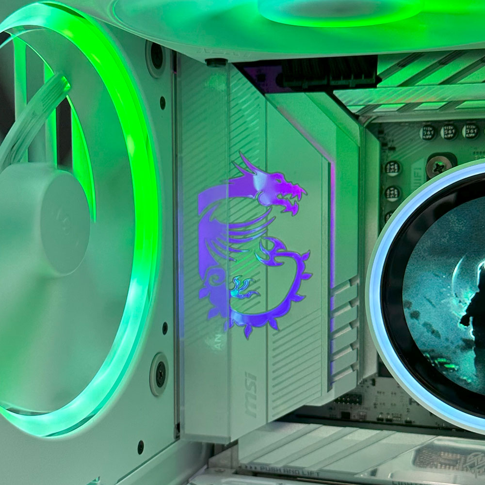 Haven White Gaming PC (AMD Ryzen 9 9950X3D CPU, RTX 5090 OC 32GB GPU, 64GB RAM)