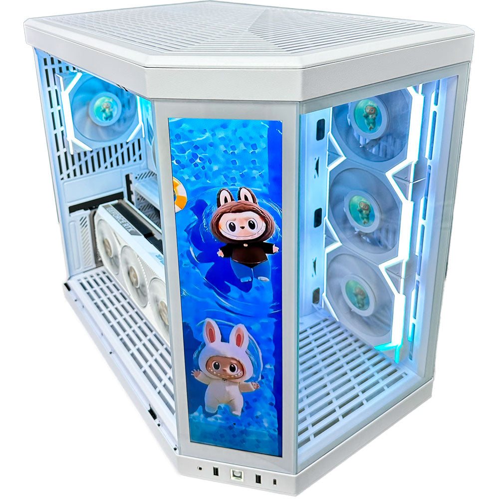Horizon White Gaming PC (AMD Ryzen 7 9800X3D CPU, RTX 5070 Ti OC 16GB GPU, 32GB RAM)