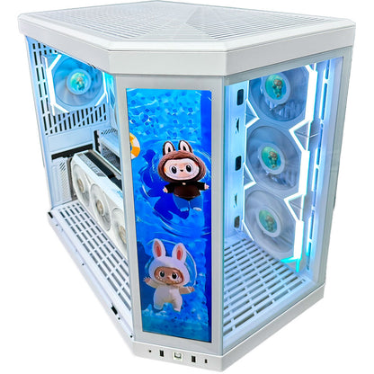 Horizon White Gaming PC (AMD Ryzen 7 9800X3D CPU, RTX 5070 Ti OC 16GB GPU, 32GB RAM)