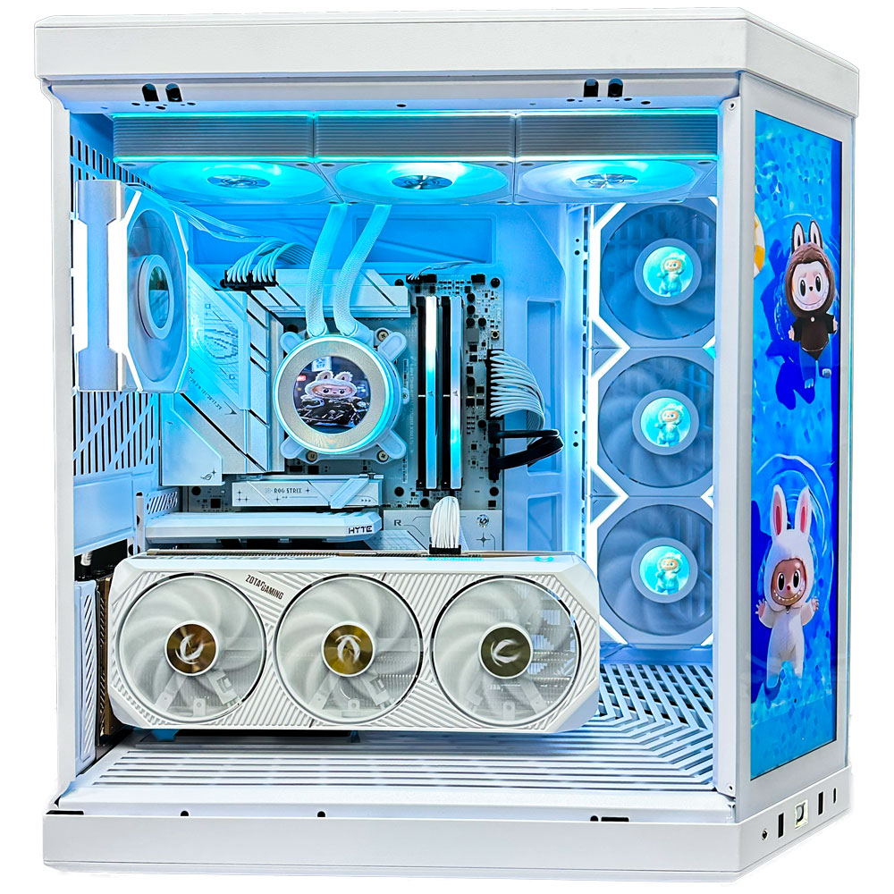 Horizon White Gaming PC (AMD Ryzen 7 9800X3D CPU, RTX 5070 Ti OC 16GB GPU, 32GB RAM)