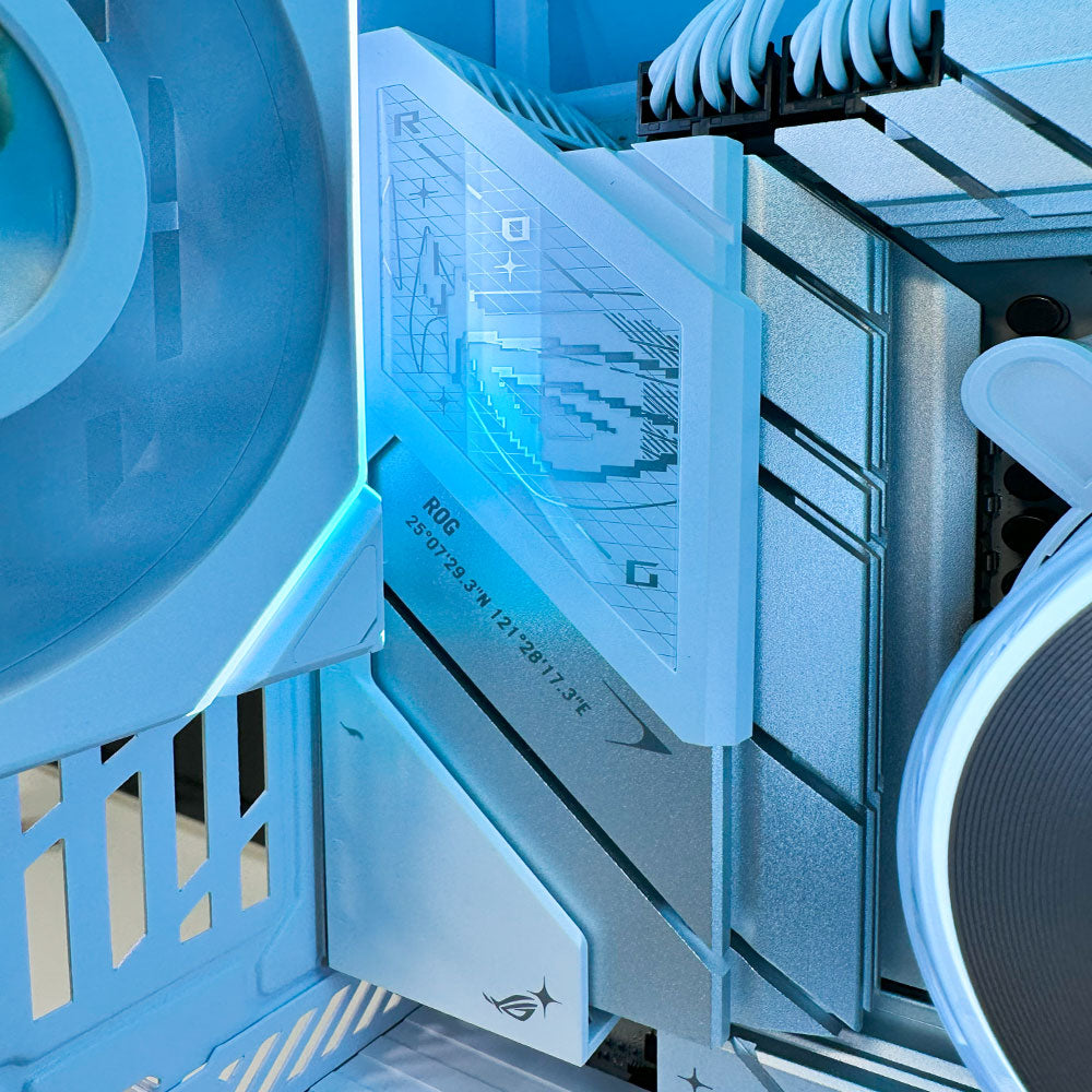 Horizon White Gaming PC (AMD Ryzen 7 9800X3D CPU, RTX 5070 Ti OC 16GB GPU, 32GB RAM)