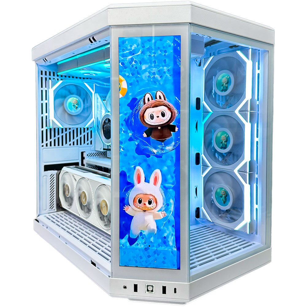 Horizon White Gaming PC (AMD Ryzen 7 9800X3D CPU, RTX 5070 Ti OC 16GB GPU, 32GB RAM)