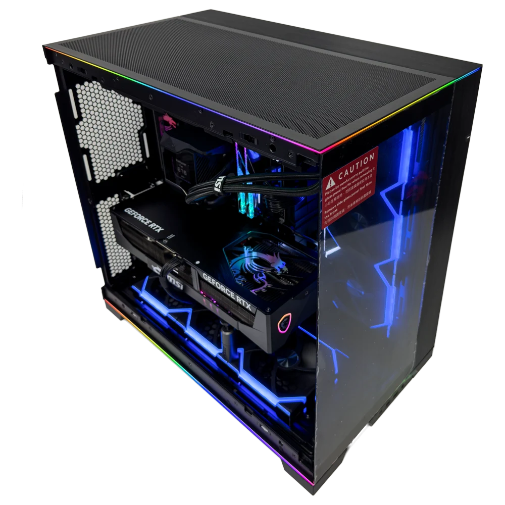 IgniteX Gaming PC (AMD Ryzen 7 9800X3D CPU, RTX 5090 32GB OC GPU, 32GB RAM)