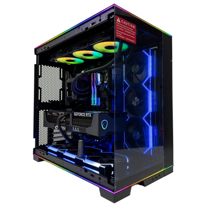 IgniteX Gaming PC (AMD Ryzen 7 9800X3D CPU, RTX 5090 32GB OC GPU, 32GB RAM)