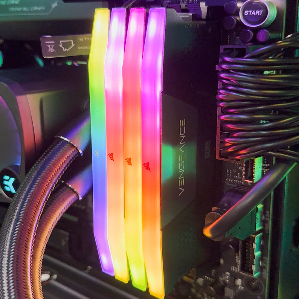 InfinityX Gaming PC (Intel Core Ultra 9 285K CPU, RTX 5090 OC 32GB GPU, 96GB RAM)