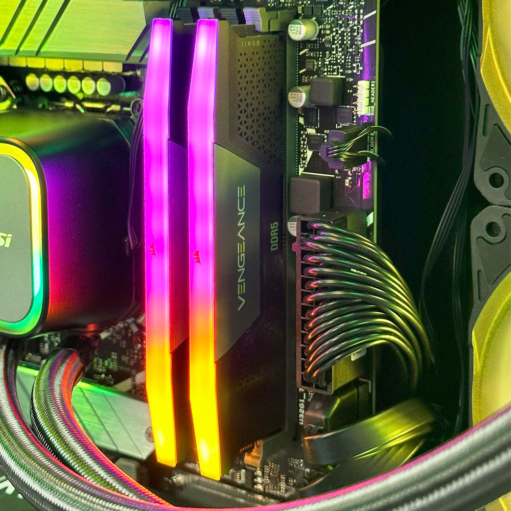 Kiyo Pano Gaming PC (Intel Core i9-14900K CPU, RTX 5070 2X OC 12GB GPU, 32GB RAM)