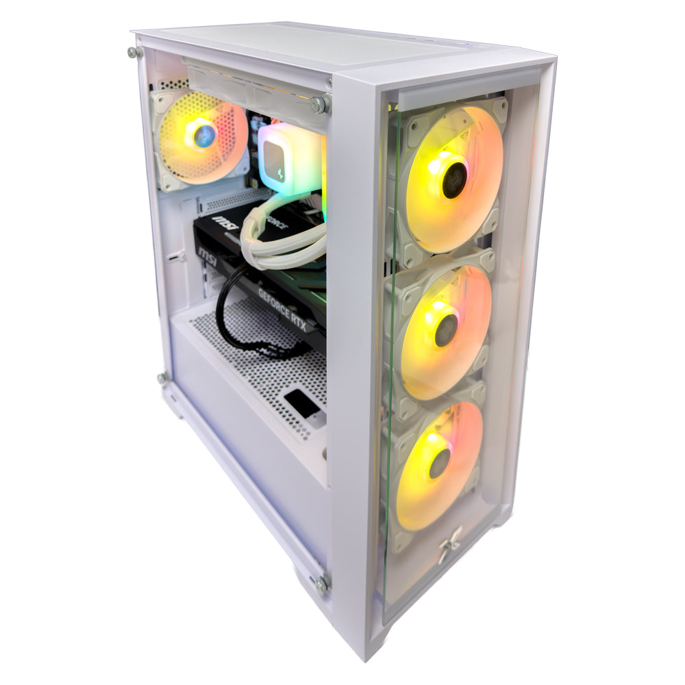 Lite White Gaming PC (Intel Core i7-14700F CPU, RTX 5060 Ti OC 16GB GPU, 32GB RAM)