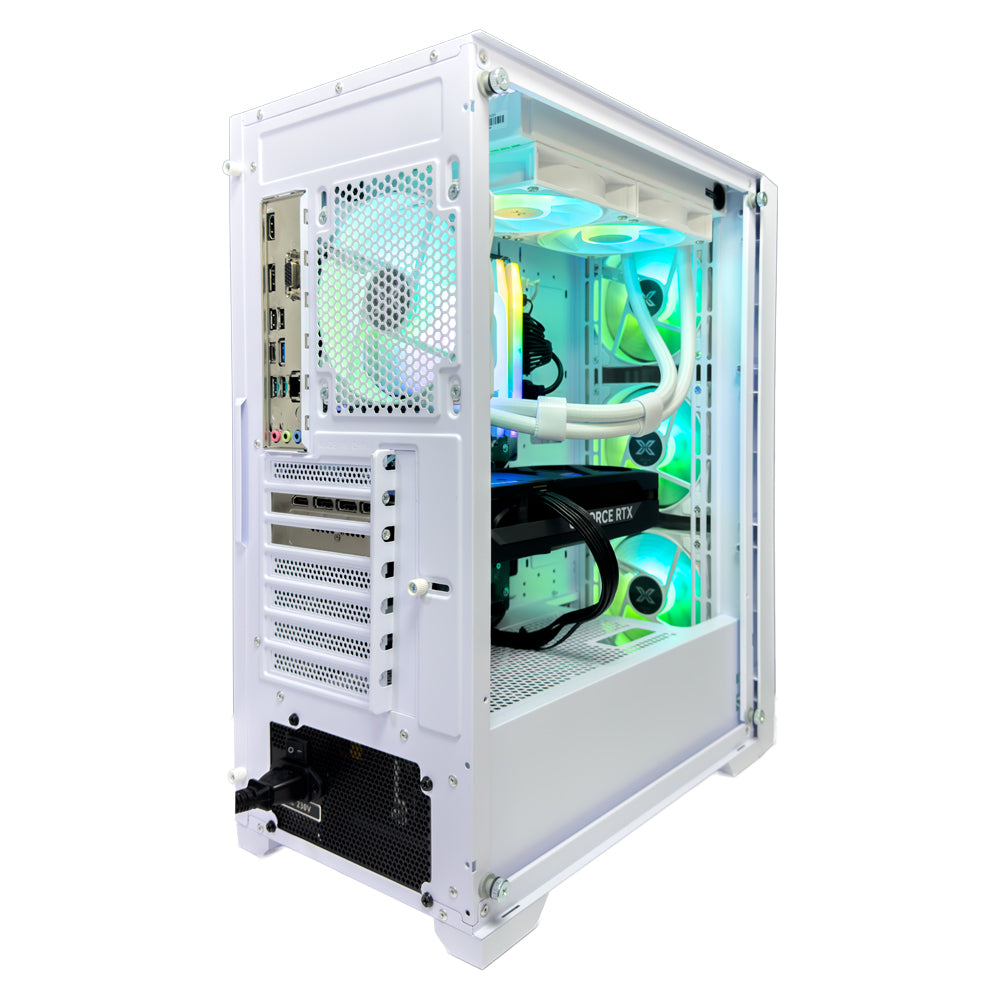 Lite White Gaming PC (Intel Core i7-14700F CPU, RTX 5060 Ti OC 16GB GPU, 32GB RAM)