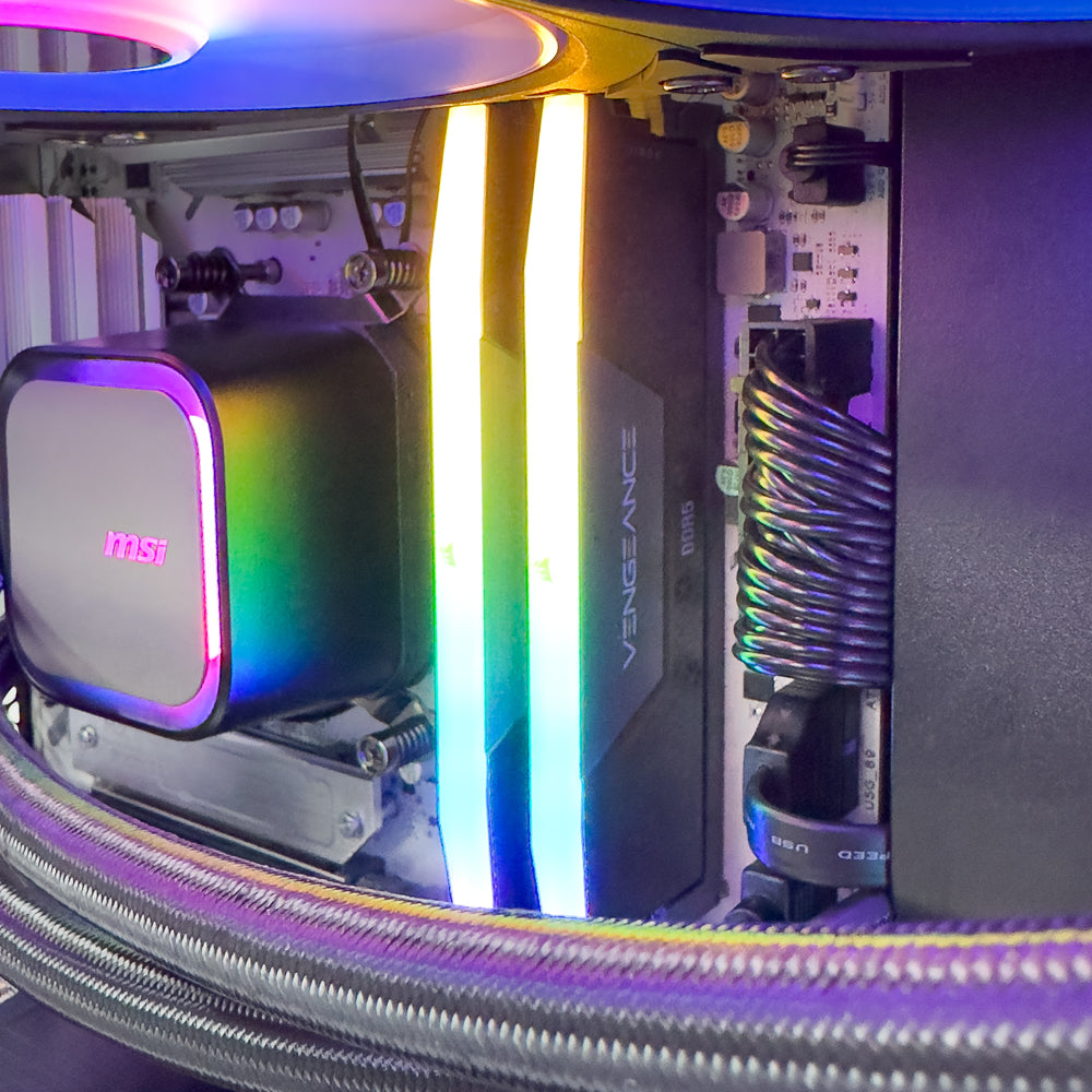 NanoDrive Gaming PC (AMD Ryzen 7 9800X3D CPU, RTX 5070 Ti OC 16GB GPU, 64GB RAM)