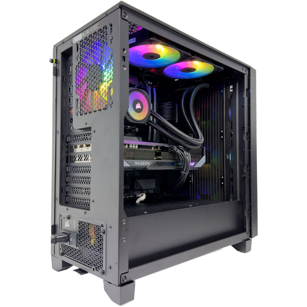 Nautilus Gaming PC (AMD Ryzen 7 9800X3D CPU, RX 9070 XT OC 16GB GPU, 64GB RAM)