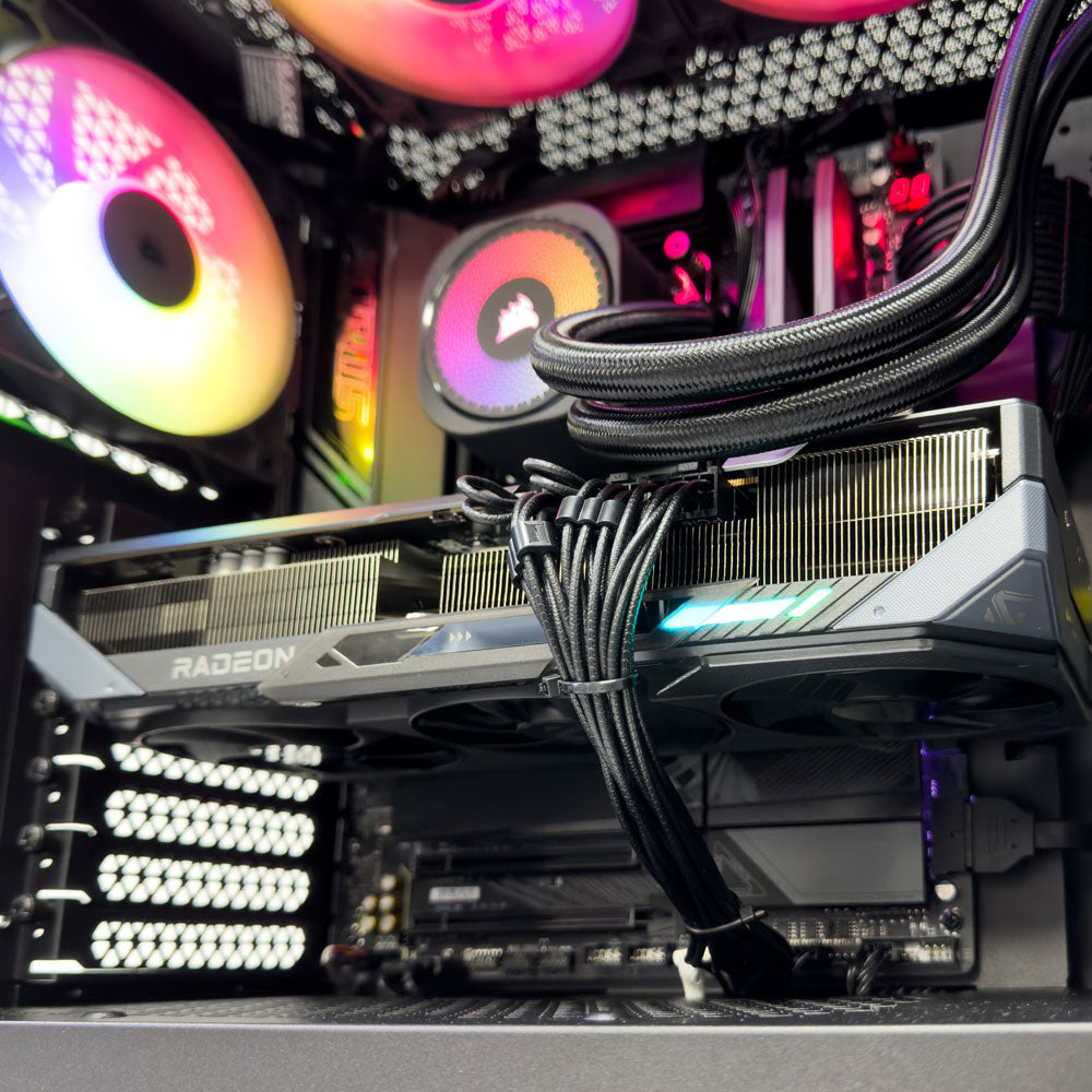 Nautilus Gaming PC (AMD Ryzen 7 9800X3D CPU, RX 9070 XT OC 16GB GPU, 64GB RAM)