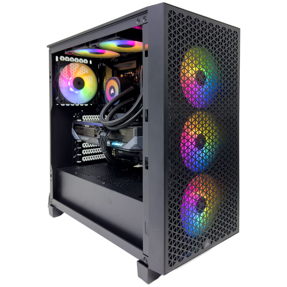 Nautilus Gaming PC (AMD Ryzen 7 9800X3D CPU, RX 9070 XT OC 16GB GPU, 64GB RAM)