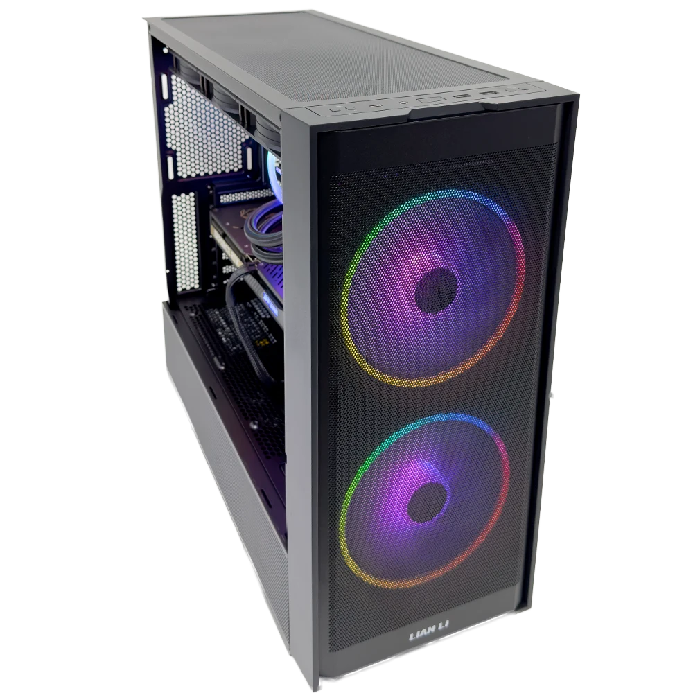 NeonX Gaming PC (Intel Core Ultra 7 265K CPU, RTX 5070 OC 12GB GPU, 64GB RAM)