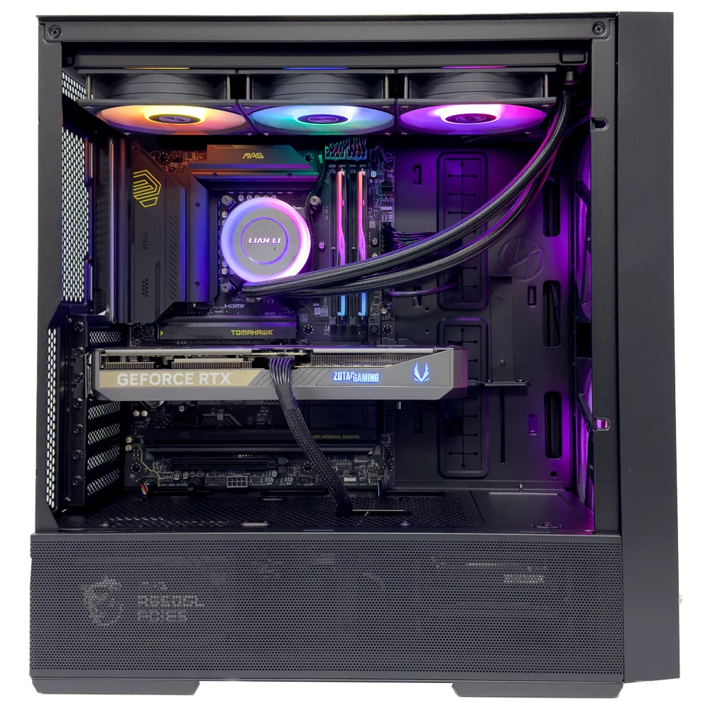 NeonX Gaming PC (Intel Core Ultra 7 265K CPU, RTX 5070 OC 12GB GPU, 64GB RAM)