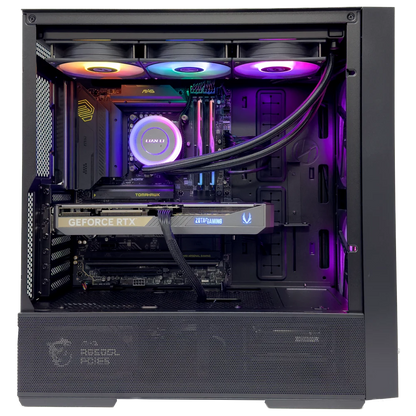 NeonX Gaming PC (Intel Core Ultra 7 265K CPU, RTX 5070 OC 12GB GPU, 64GB RAM)