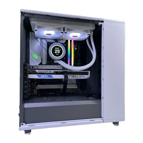 North White Gaming PC (Intel i7-13700, RTX 4060, 32GB RAM)