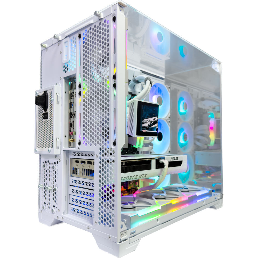 Nova White Gaming PC (Intel Core i7-14700K CPU, RTX 5070 OC 12GB GPU, 32GB RAM)