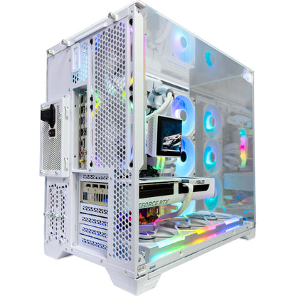 Nova White Gaming PC (Intel Core i7-14700K CPU, RTX 5070 OC 12GB GPU, 32GB RAM)