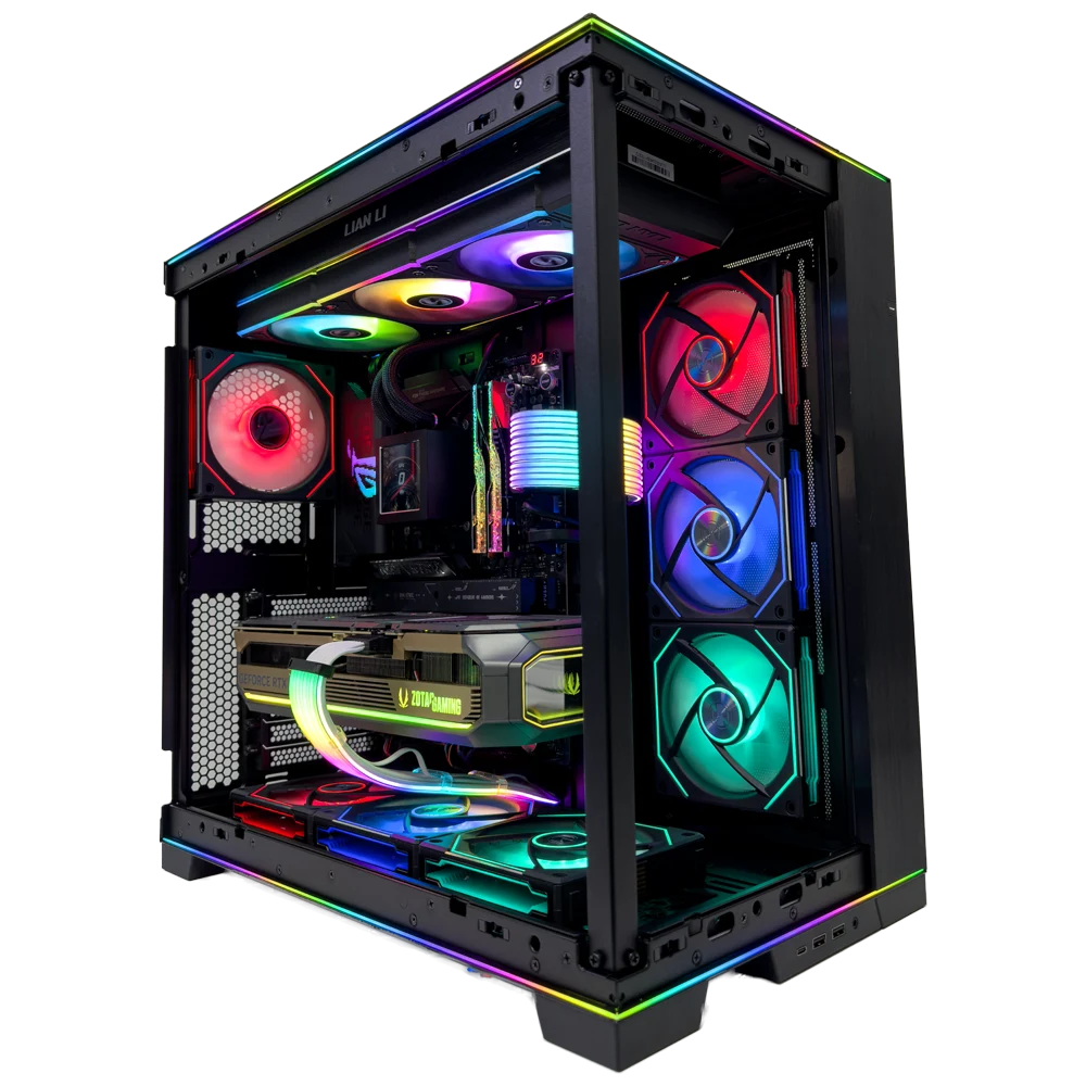 PhoenixEdge Gaming PC (AMD Ryzen 7 9800X3D CPU, RTX 5080 16GB GPU, 32GB RAM)
