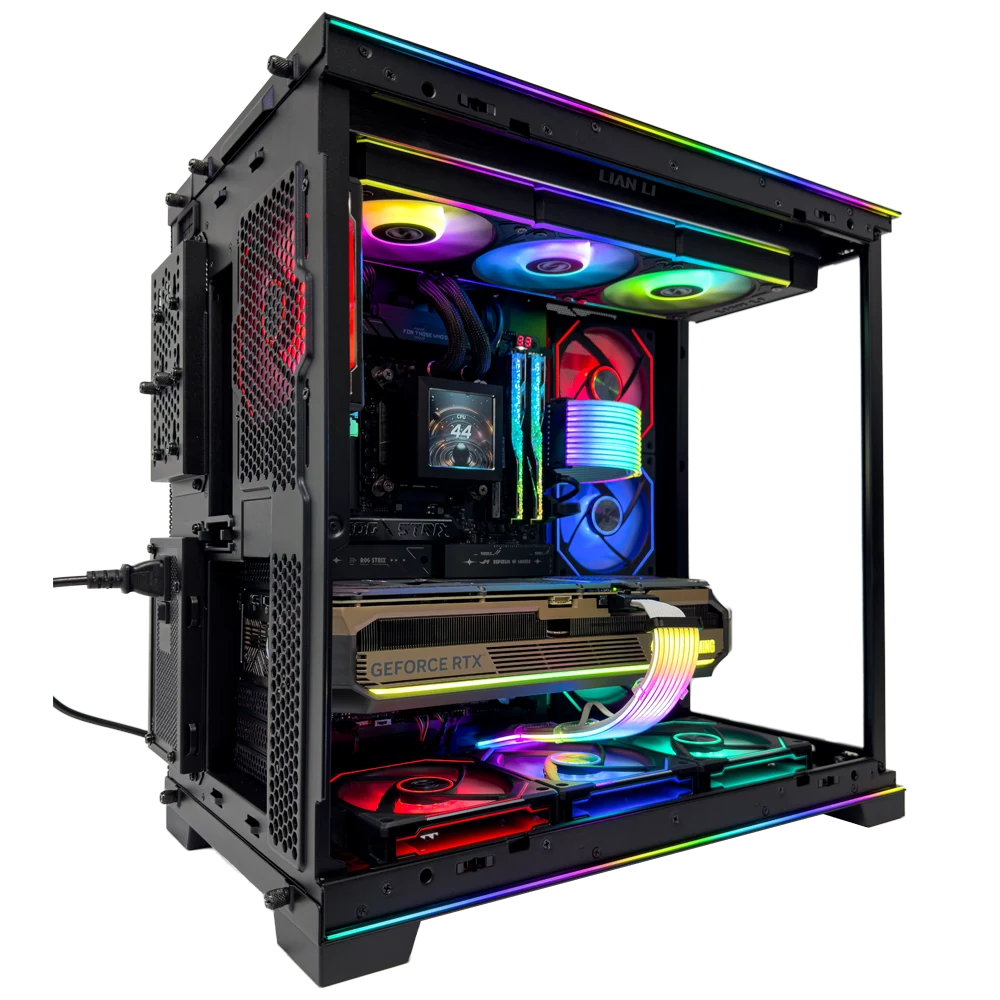 PhoenixEdge Gaming PC (AMD Ryzen 7 9800X3D CPU, RTX 5080 16GB GPU, 32GB RAM)