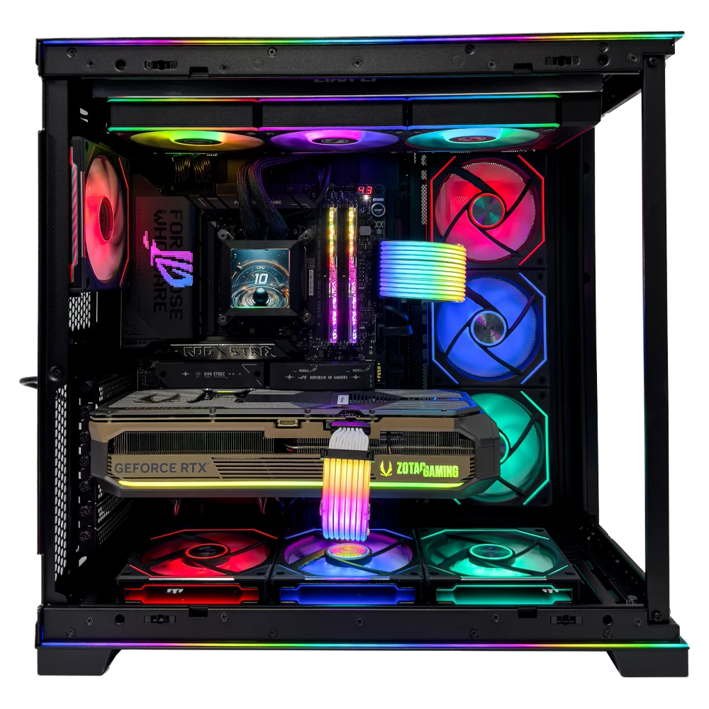 PhoenixEdge Gaming PC (AMD Ryzen 7 9800X3D CPU, RTX 5080 16GB GPU, 32GB RAM)