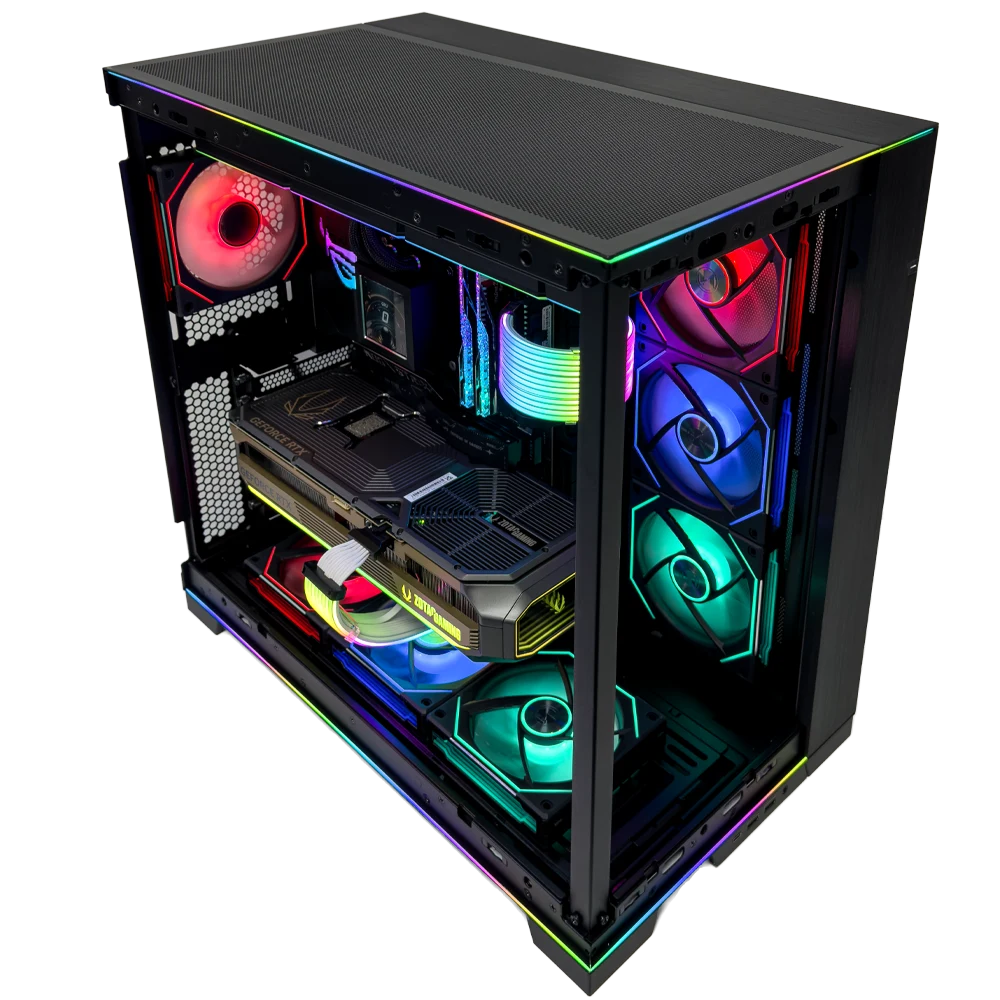 PhoenixEdge Gaming PC (AMD Ryzen 7 9800X3D CPU, RTX 5080 16GB GPU, 32GB RAM)
