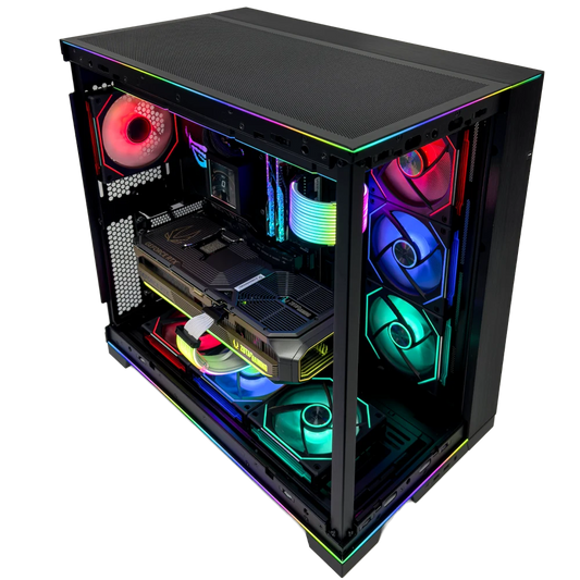PhoenixEdge Gaming PC (AMD Ryzen 7 9800X3D CPU, RTX 5080 16GB GPU, 32GB RAM)