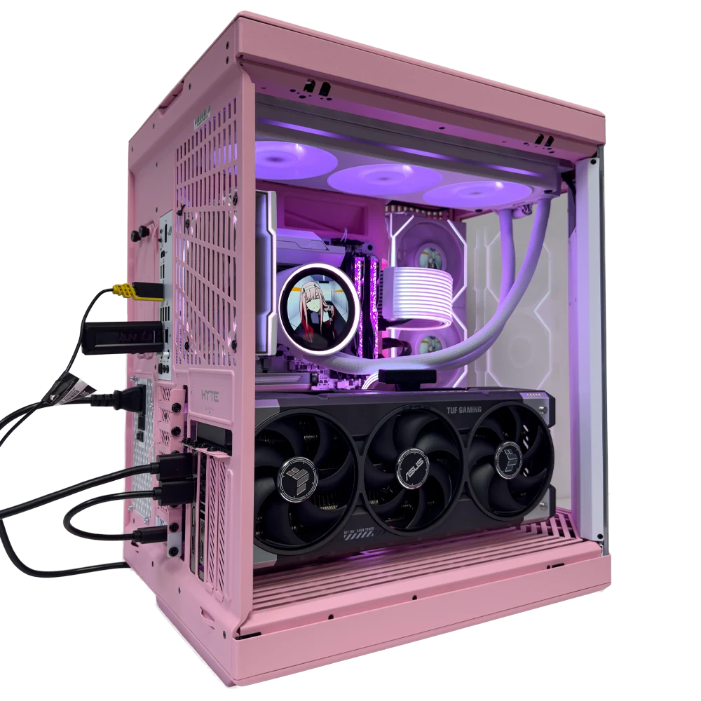 Pinkify Gaming PC (Intel Core Ultra 7 265K CPU, RTX 5080 OC 16GB GPU, 32GB RAM)