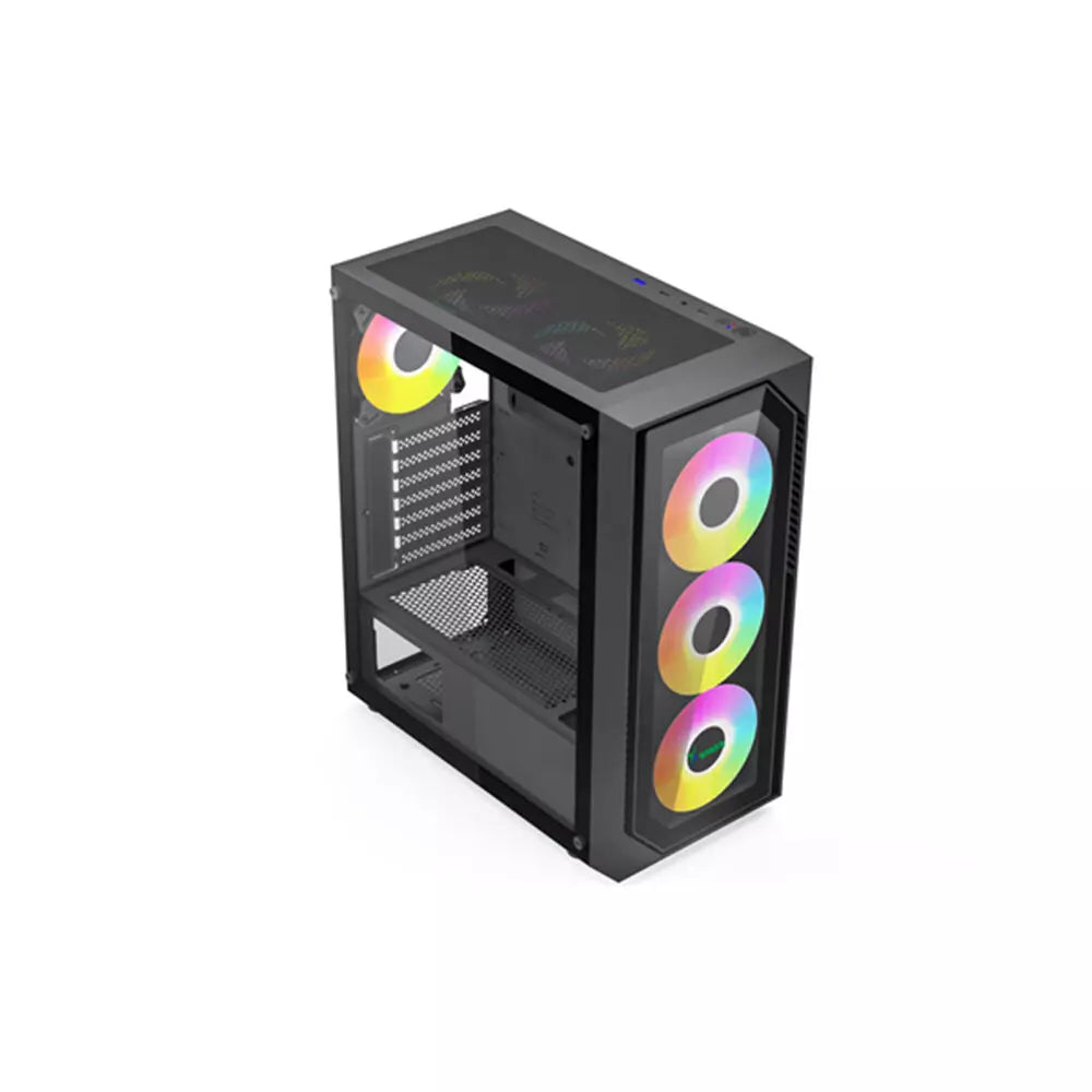 SavageX Gaming PC (Intel Core i5-12400F CPU, RTX 4060 2X OC 8GB GPU, 16GB RAM)