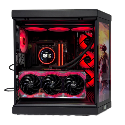 Shadryl Gaming PC (AMD Ryzen 7 9800X3D CPU, RTX 5090 OC 32GB GPU, 64GB RAM)