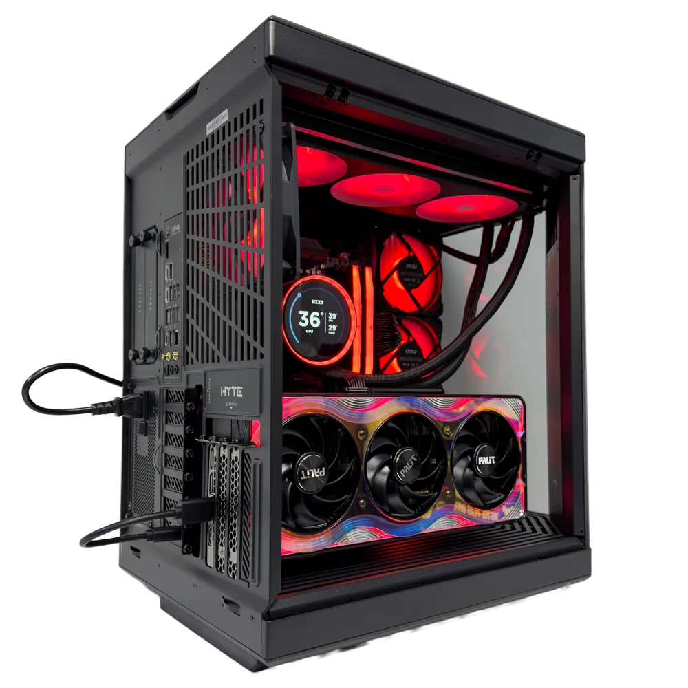 Shadryl Gaming PC (AMD Ryzen 7 9800X3D CPU, RTX 5090 OC 32GB GPU, 64GB RAM)