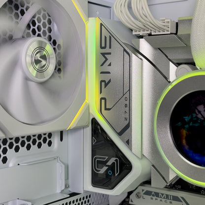 Shift White Gaming PC (AMD Ryzen 7 9800X3D CPU, RTX 5080 OC 16GB GPU, 64GB RAM)