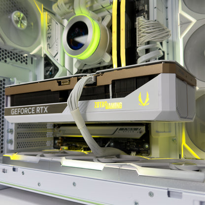 Shift White Gaming PC (AMD Ryzen 7 9800X3D CPU, RTX 5080 OC 16GB GPU, 64GB RAM)