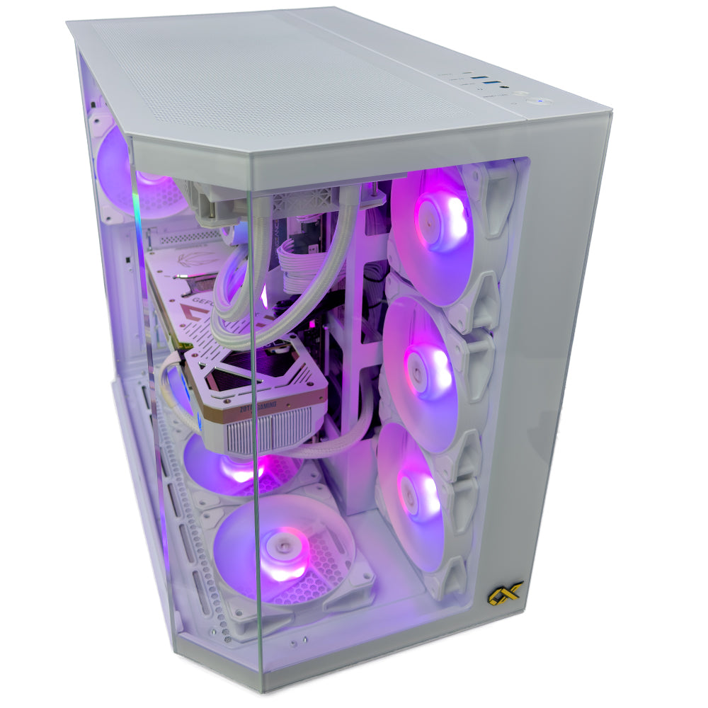 Toron White Gaming PC (Intel Core i9-14900K CPU, RTX 5070 Ti OC 16GB GPU, 32GB RAM)