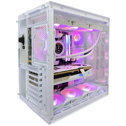 Toron White Gaming PC (Intel Core i9-14900K CPU, RTX 5070 Ti OC 16GB GPU, 32GB RAM)