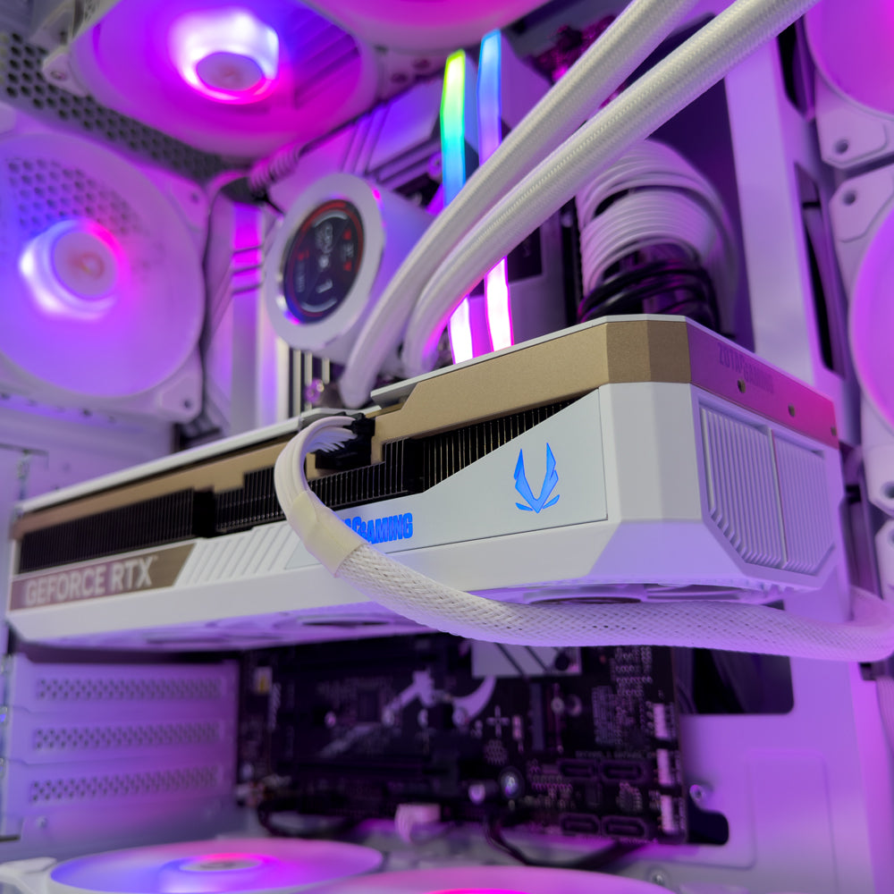 Toron White Gaming PC (Intel Core i9-14900K CPU, RTX 5070 Ti OC 16GB GPU, 32GB RAM)