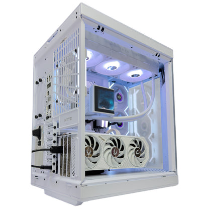 TRYX White Gaming PC (AMD Ryzen 9 9950X3D CPU, RTX 5070 Ti OC 16GB GPU, 32GB RAM)