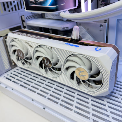 TRYX White Gaming PC (AMD Ryzen 9 9950X3D CPU, RTX 5070 Ti OC 16GB GPU, 32GB RAM)