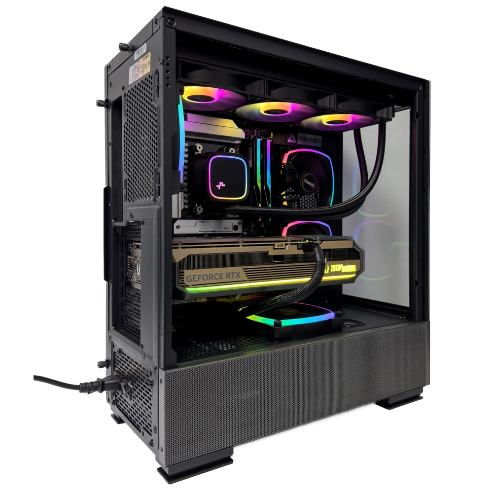 VelocityCore Gaming PC (AMD Ryzen 9 9950X CPU, RTX 5070 Ti 16GB GPU, 64GB RAM)