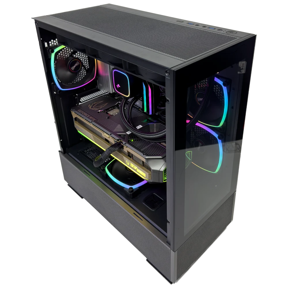 VelocityCore Gaming PC (AMD Ryzen 9 9950X CPU, RTX 5070 Ti 16GB GPU, 64GB RAM)