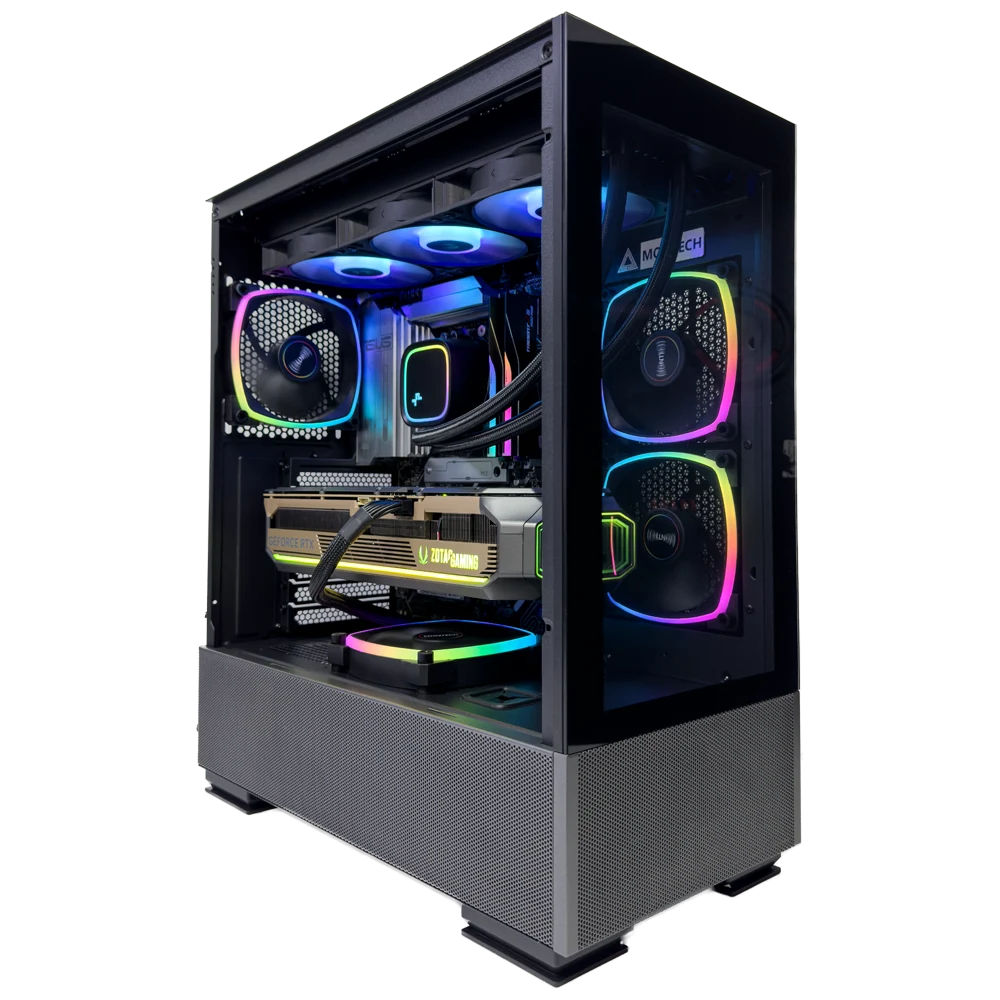 VelocityCore Gaming PC (AMD Ryzen 9 9950X CPU, RTX 5070 Ti 16GB GPU, 64GB RAM)