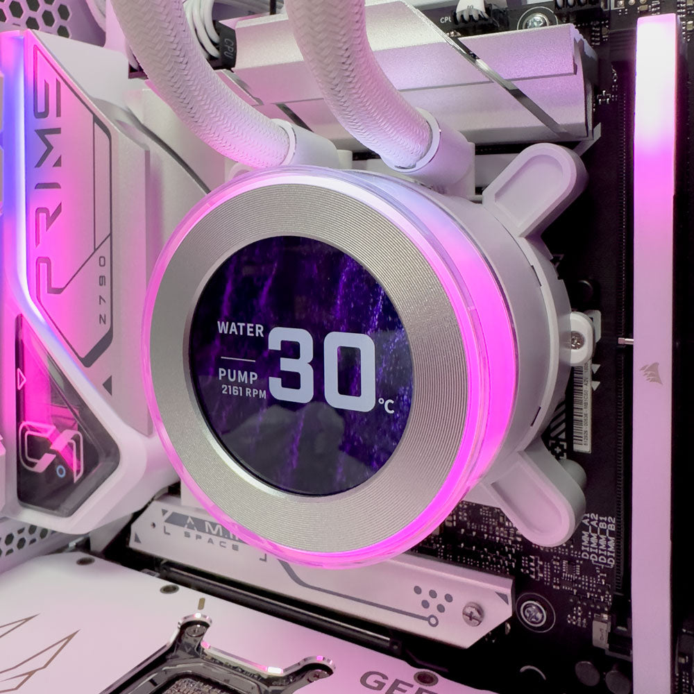 Versa White Gaming PC (Intel Core i9-14900K CPU, RTX 5080 OC 16GB GPU, 64GB RAM)