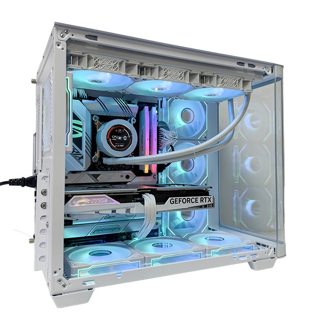 White Xigmatek Gaming PC (Intel i7-13700K CPU, RTX 4070 SUPER 12GB GPU, 32GB RAM)