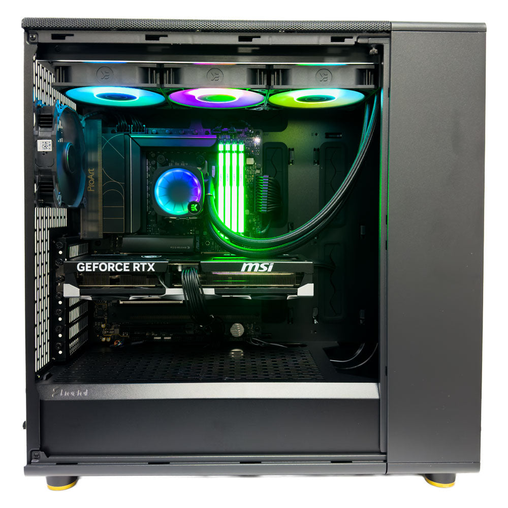 Wood Gaming PC (AMD Ryzen 9 9950X3D CPU, RTX 5070 Ti OC 16GB GPU, 128GB RAM)